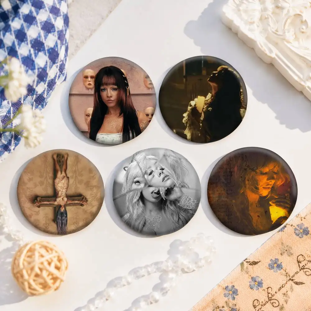 A-HADES SACRIFICE Melanie Martinez Tinplate Brooch Figure Icon Badge Handmade Brooches For Backpack Clothes Decoration