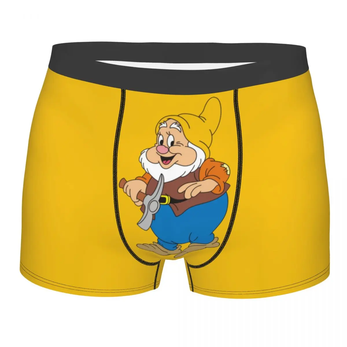 

Нижнее белье Белоснежки и семь гномов на заказ, мужские шорты-боксеры с принтом, трусы, мягкие трусы