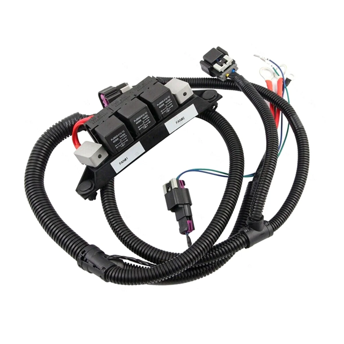 Car Electric Dual Fan Control Wiring Harness for Chevy Silverado Tahoe GMC Sierra Yukon 67400923 674-00923