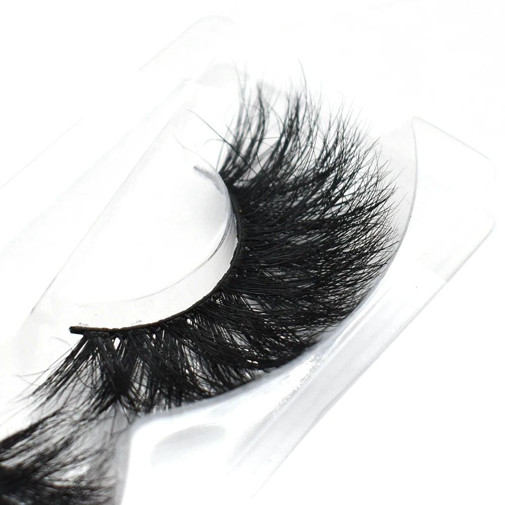 FOXESJI 3D Nerz-Wimpern Flauschige Hochvolumige Wimpernverlängerung Natürliche Zarte Volle Nerz-Kunstwimpern Großpackung Wimpern-Make-up – Detail 3
