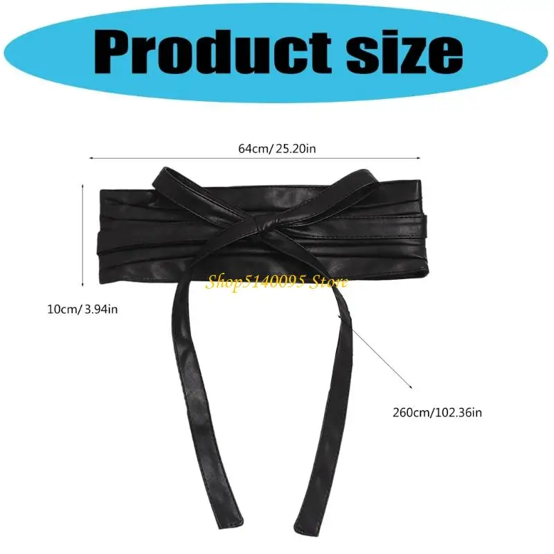 DXAE – ceinture large en PU, durabilité, réglage facile taille, Look élégant