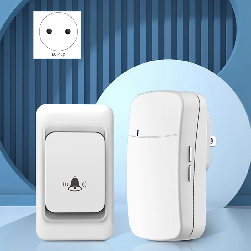 Wireless Door Bell 300M Remote Control Door Bell Home Welcome My Melody Ring Doorbell Chime Kit EU Plug