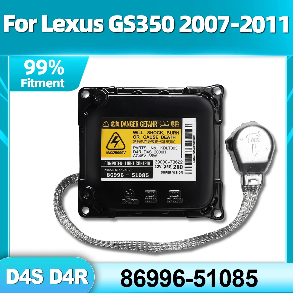 35W D1S D2S HID Xenon Headlight Ballast Unit Module OEM 86996-51085 Xenon Lamps Ballast For Lexus GS350 2007 2008 2009 2010 2011