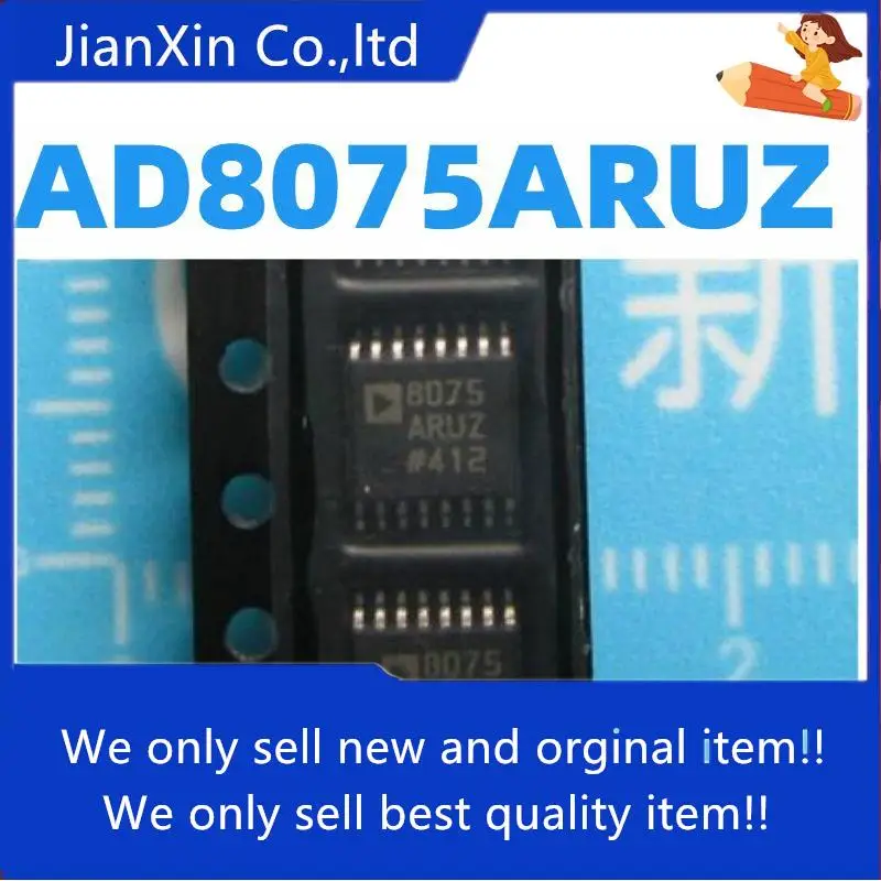 

10pcs 100% orginal new AD8075 AD8075ARUZ AD8075ARU Video Amplifier TSSOP-16