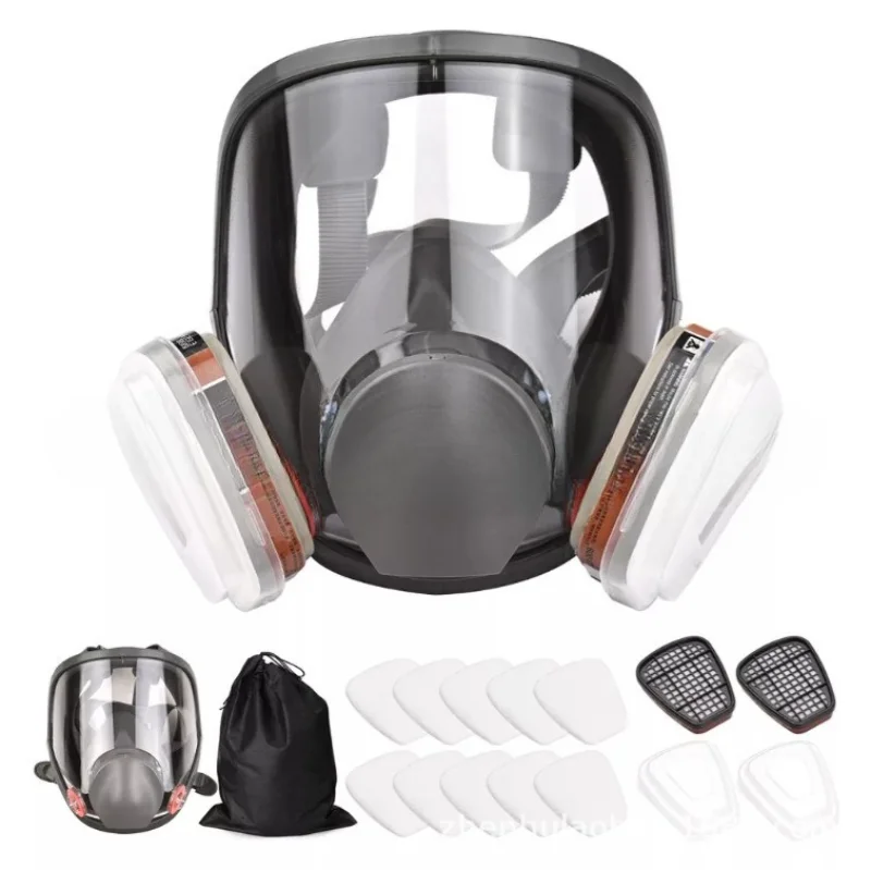 

Противогаз, аэрозольная краска, пыль, химический пестицид, украшение, полировка 6800, такая же маска, огонь