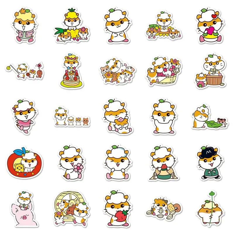 50Pcs Sanrio Corocorokuririn Pvc Stickers Laptop Phone Sticker Diy Luggage Water Cup Waterproof Sticker Cartoon Gift For Girls