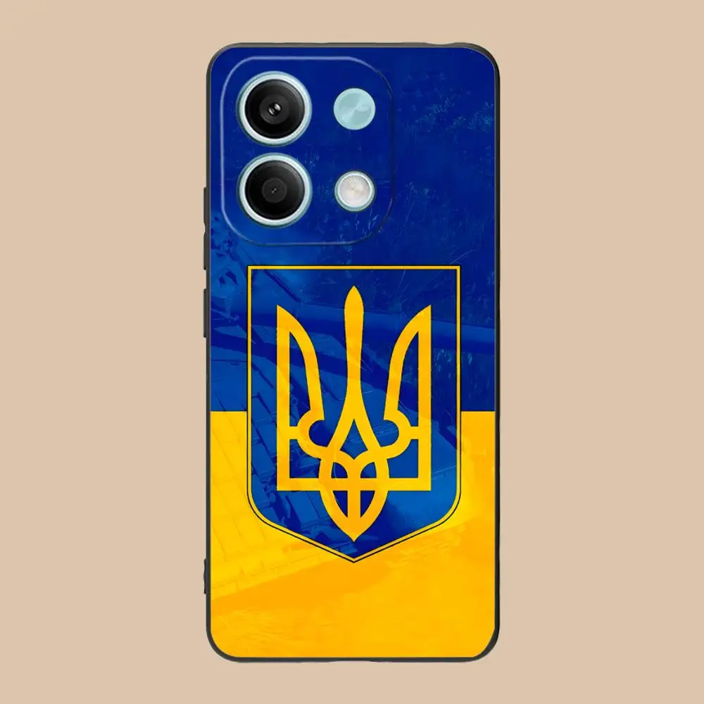 أوكرانيا العلم المحمول قضية الهاتف الخليوي ل POCO M7 M6 M5 M4 M3 X7 X6 X5 X4 X3 Pro GT 5G غطاء الطباعة الملونة غطاء فاخر جميل #6