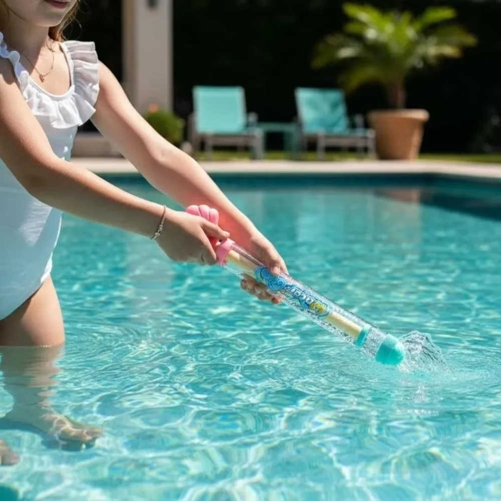 

Fun 70 Hole Water Sprayer Glowing LED Rainbow Light Water Squirter Shell Pull-Out LED Water Summer Water Play