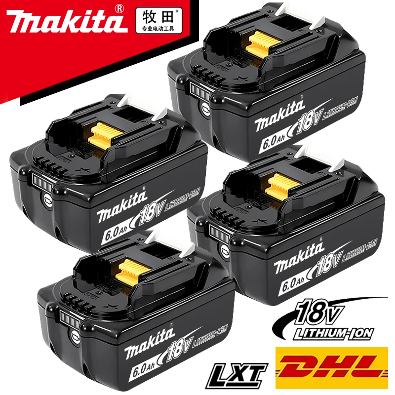 Makita Genuine 18V Battery, 6Ah、9Ah BL1850B Li-ion Replacement Battery, BL1850 BL1860B BL1860 BL1840B BL1830B BL1830 LXT-400 RU