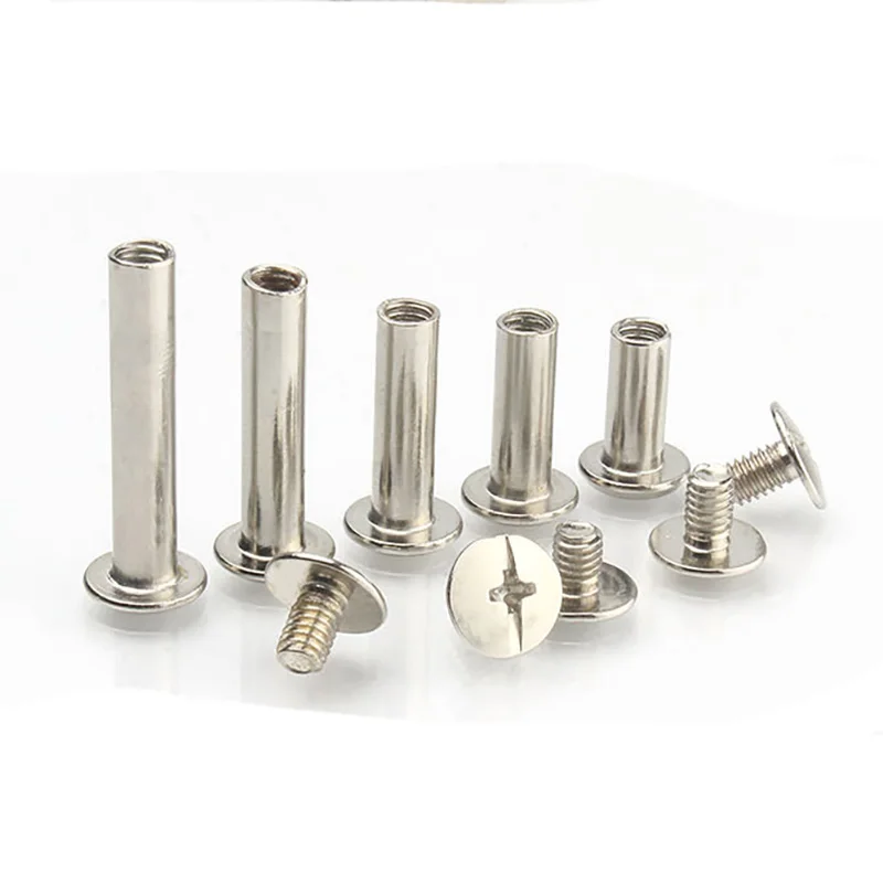 Chicago Screw 6mm 8mm 9mm 9.5mm 10mm Silver Gold Brass Black