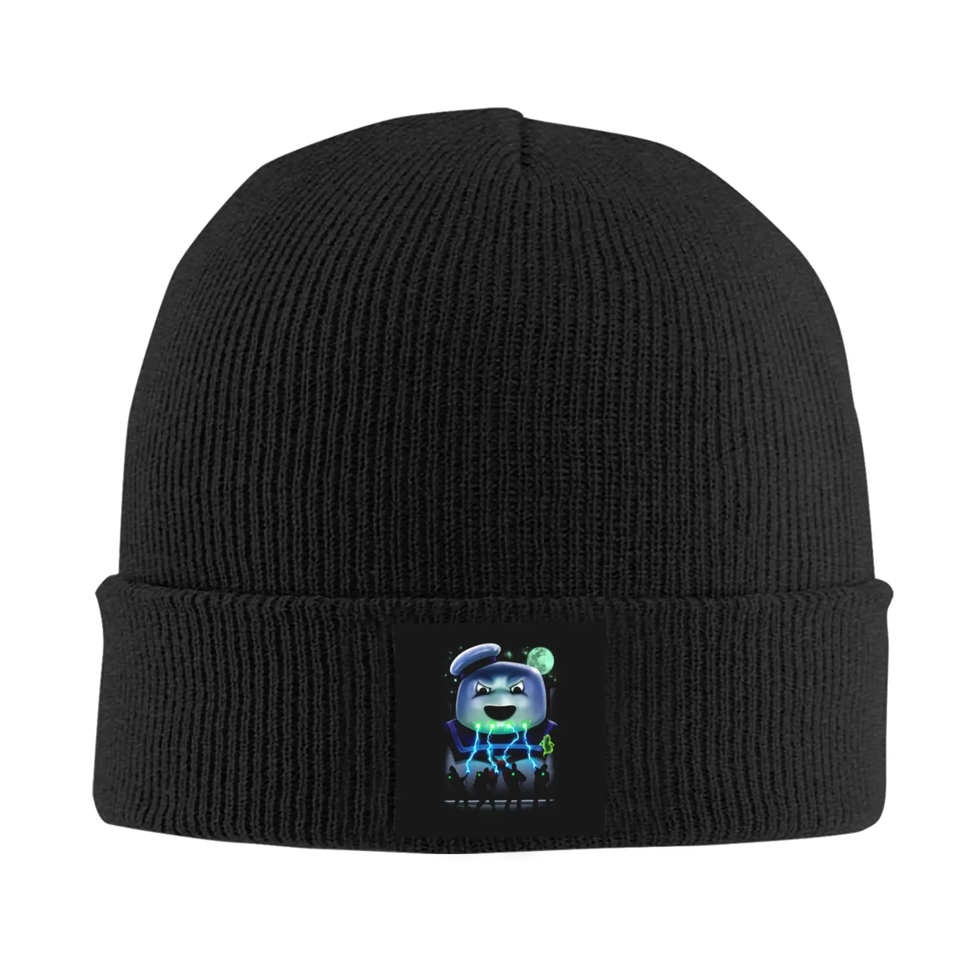 Custom Ghosts Movie Bonnet Hats  Cool Knit Hat For Women Men Winter Warm Busters Film Halloween Skullies Beanies Caps