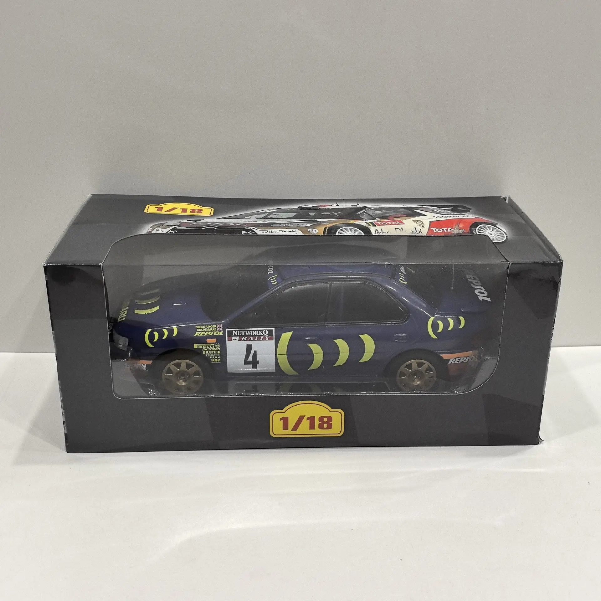 

Модель IXO 1:18 масштаба IMPREZA (литая под давлением) # Модель гоночного автомобиля 4 Racing D5 F3 из сплава