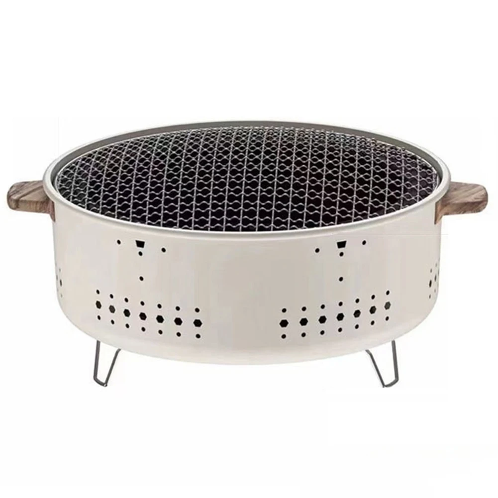 

Outdoor Barbecue and Indoor Cooking Grill Designed for Safe Movement and Uniform Heating for Enjoyable Cooking Experiences