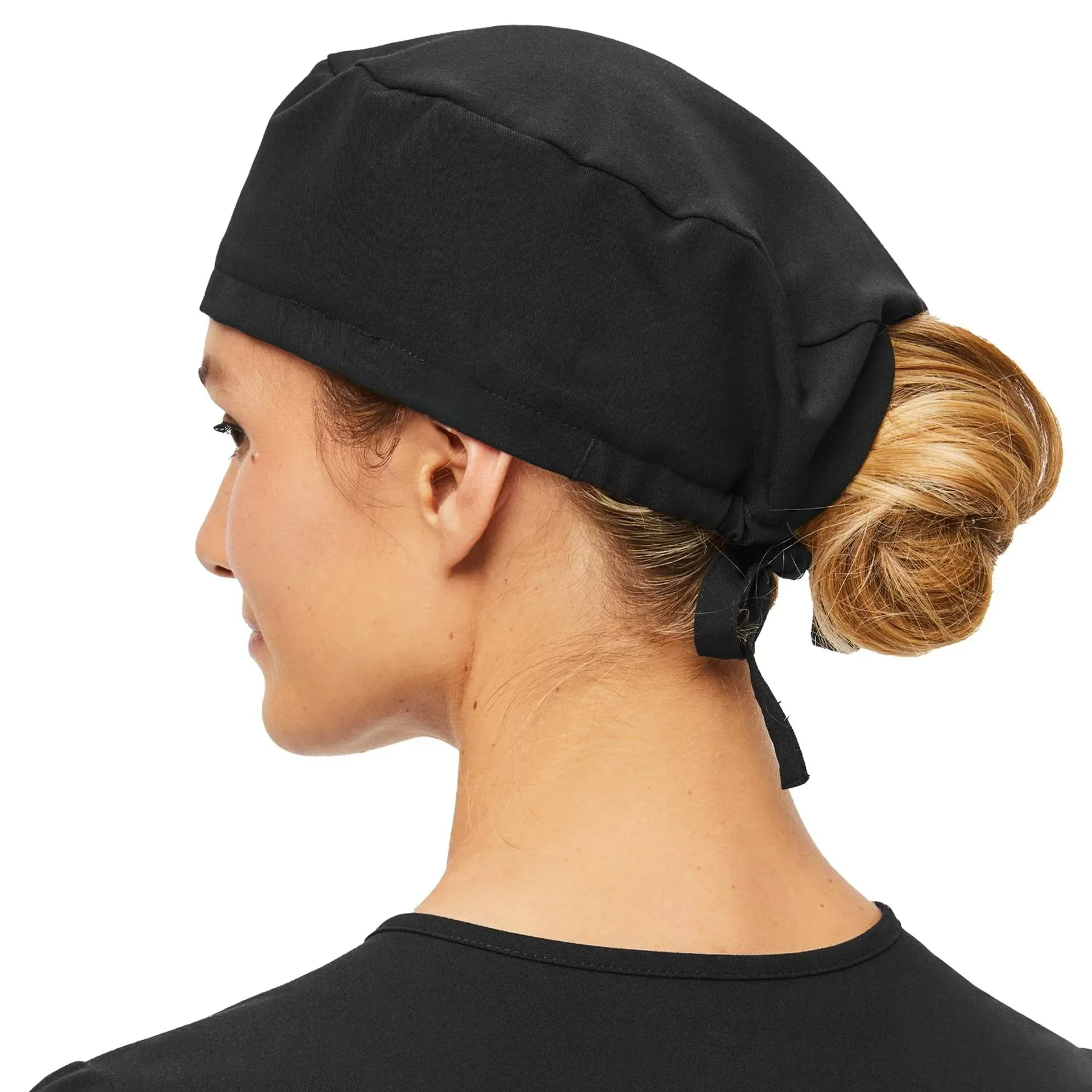 Scrub Cap Cotton with Sweatband Men and Women Laboratory Work Hat Pet Salon Nursing Scrub Hats Medical Dust Cap Fashion Hat