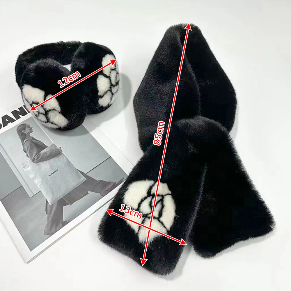 Новые наушники с камелией, утолщенные теплые наушники, защита от холода, рождественские подарки, женские наушники