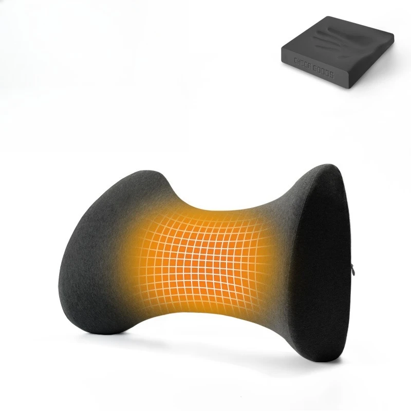 

Add waist pillow, lumbar protrusion pad on bed, sleep, lumbar disc support
