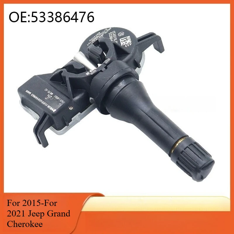 

53386476 1/4pcs TPMS Tire Pressure Monitor Sensor for Jeep For 2015-2021 Jeep Grand Cherokee
