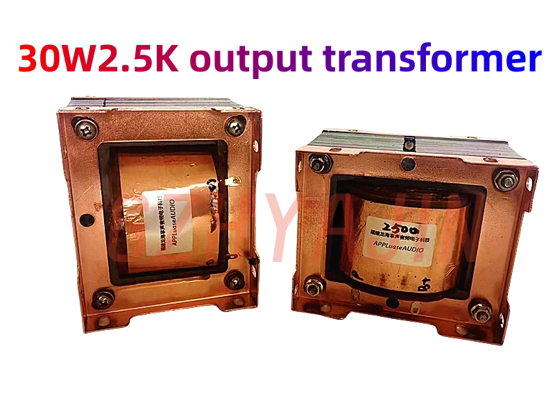 2 PCS 30W Notched Iron Core Layer Winding Process 2.5K Output Transformer Suitable for 2A3 300B Bile Machine