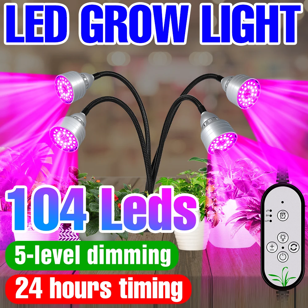 Full Spectrum LED Phytolamp Greenhouse Plant Grow Light Clip LED Phyto Bulb Hydroponics Fitolamp Indoor Seedlings Flowers Tent