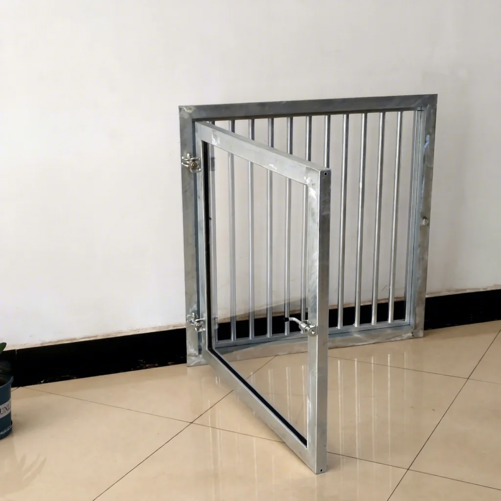 Heavy-duty Horse Stable Barn Ventilation Window Galvanized Anti-rust Frame Smooth Swing Panels Tianyun TY-W07 Long Service Life