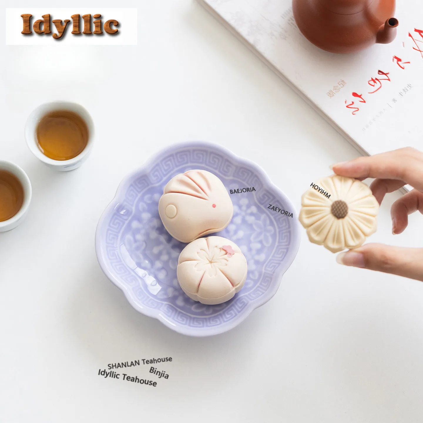 Violet High-footed Fruit Dishes Handmade Pastry Plate Food Dinner Plates Household Plates For Food Cafes Accessories Gifts