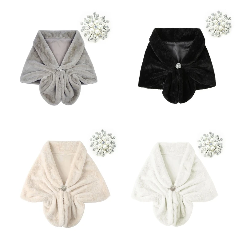 Fashion Ponchos Capes Set Elegant Shoulder Cover Women Luxury Soft Accessory