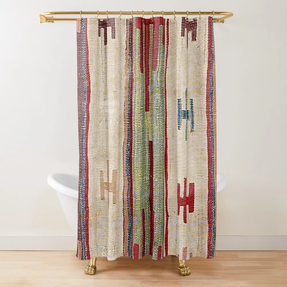 Star Ship Arcadia // 19th Century Colorful Ornate Accent Rug Shower Curtain Cute Shower Anime Bathroom Curtain