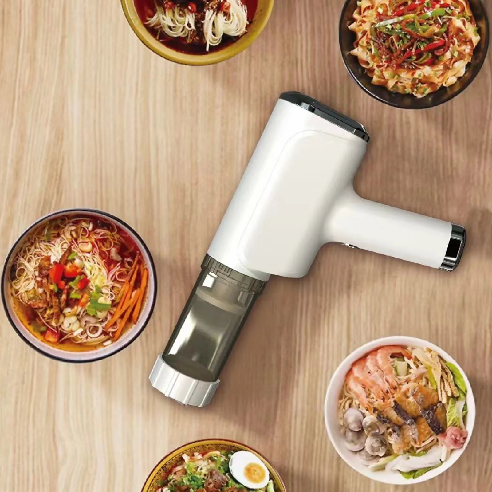 

Ручная электрическая машина для изготовления макаронных изделий, USB автоматическая портативная электрическая ручная машина для изготовления макаронных изделий, лапши, рамэна для домашней кухни