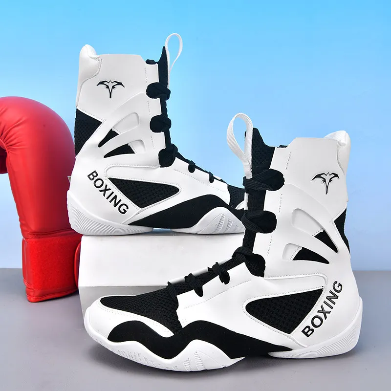 Unisex lightweight non-slip professional wrestling shoes Comfortable and versatile boxing and wrestling trainers