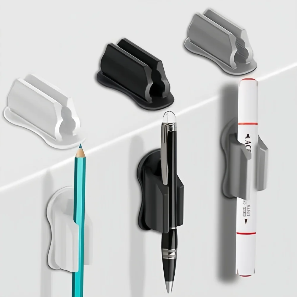 الإبداعية ذاتية اللصق حامل القلم الرصاص القلم رف مكافحة خسر مكافحة السقوط تخزين كليب ل قلم حبر جاف هلام القلم ماركر مكتب عمل الوصول