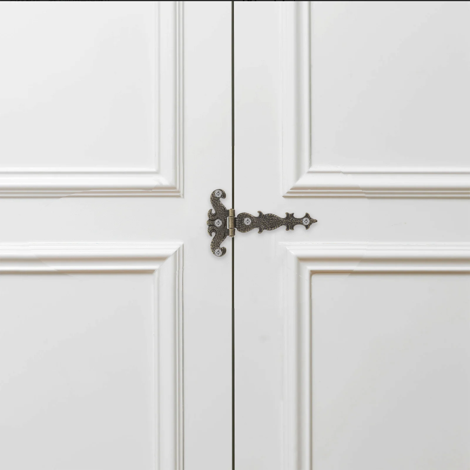 

1Set Zinc Alloy Retro Cabinet Door Hinges Heavy Duty Hinges Replacement for Home Interior Shed Wardrobe Gate Hinge