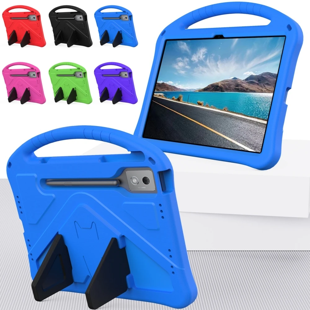 

Детский чехол для Lenovo Xiaoxin Pad Pro 2025 Idea Tab Pro Yoga Tab Plus 12,7 дюйма TB373FU TB375FC 12,7 дюйма, чехол для планшета с подставкой из ЭВА # Р