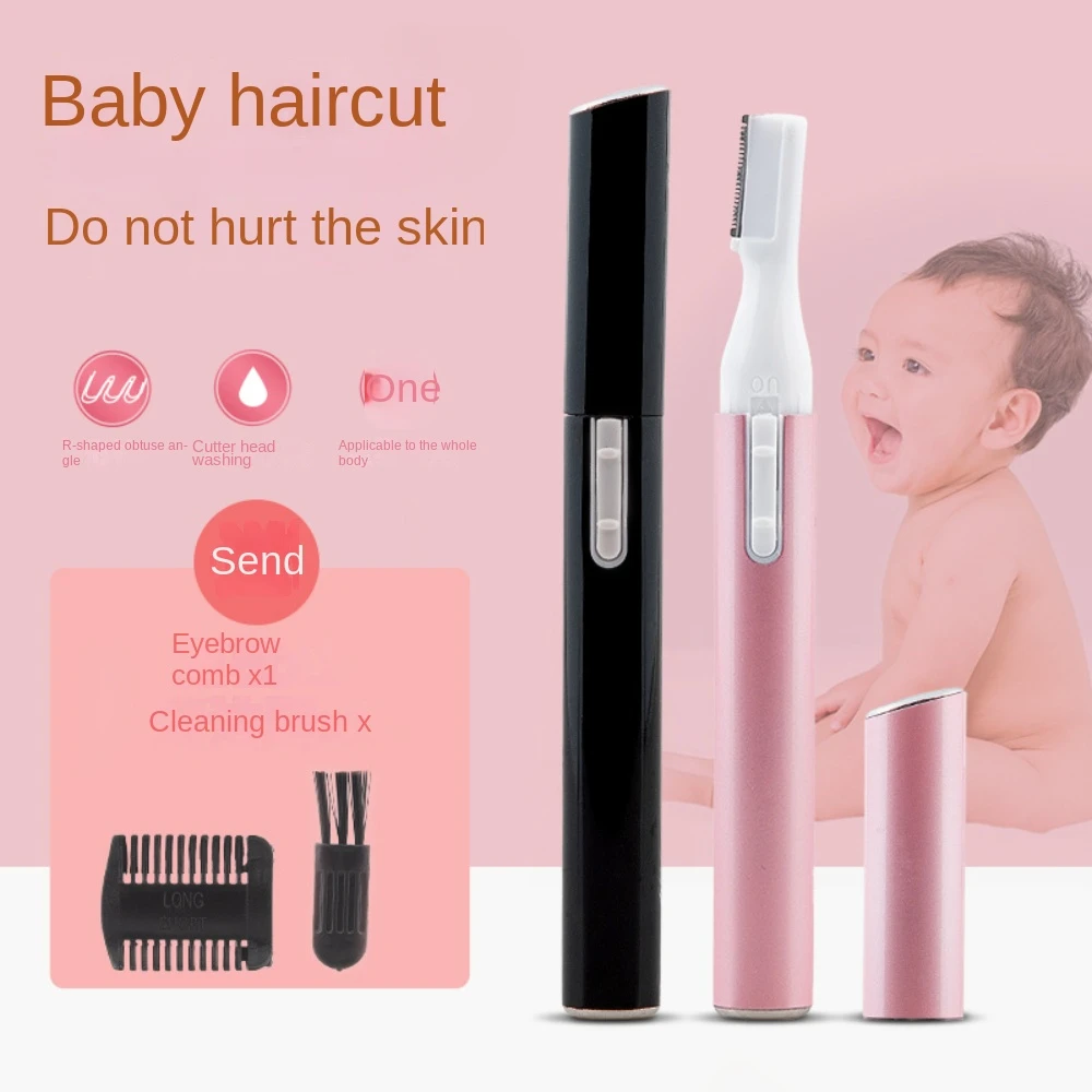 High Quality Practical Electric Face Eyebrow Scissors Hair Trimmer Mini Portable Women Body Shaver Remover Blade Razor for Sale