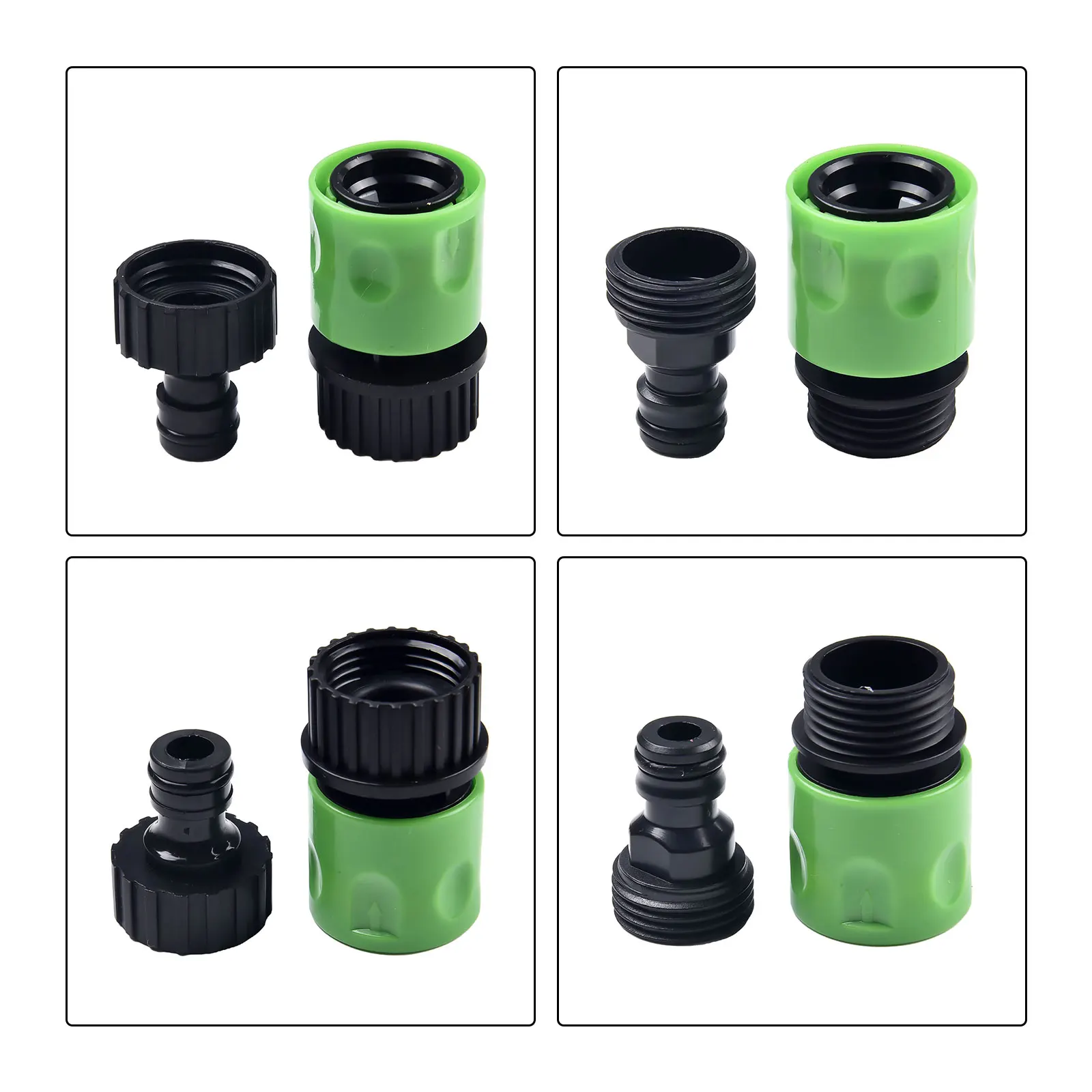 Parts Connector 3/4 Inch Water Hose 3/4-inch Garden Hose Fit Male Female Connector Garden Hose Quick Connect Plastic