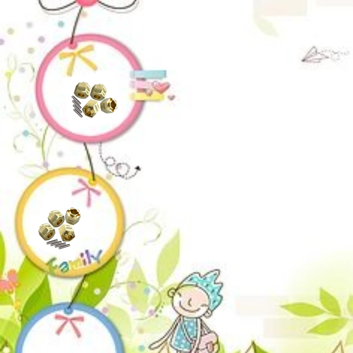 

GPM TRAXXAS-Brass Wheel Hex Hub Extenders, 1/18 TRX-4M, Ford Bronco 7074-1, 7mm