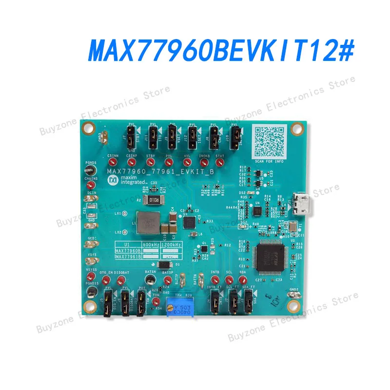 

MAX77960BEVKIT12# MAX77960BEFV12+, USB C buck-boost charger, power management-battery