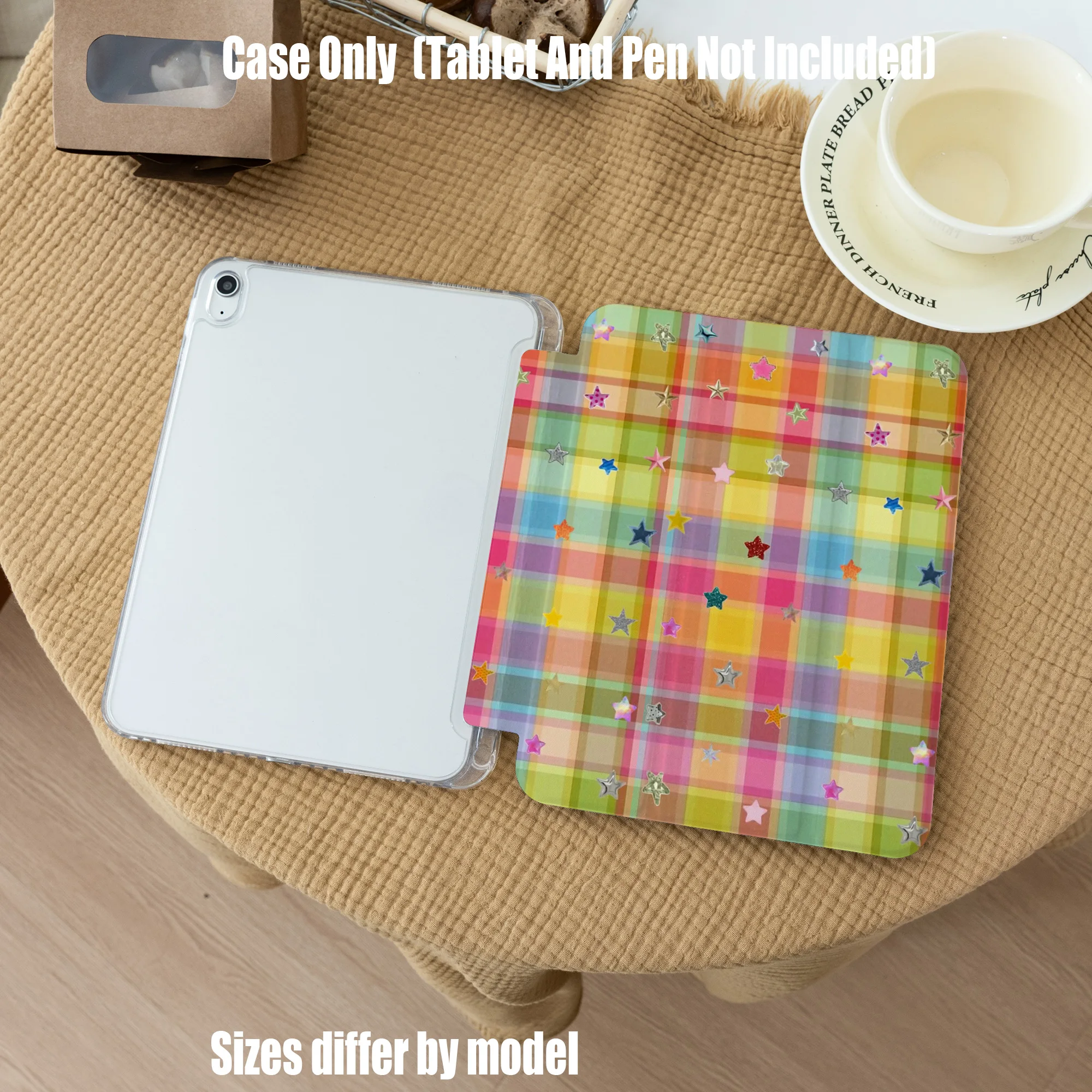 Premium TPU Tablet Case for Samsung and Apple All Models Slim Fit Protective Cover，Shockproof Lightweight Durable