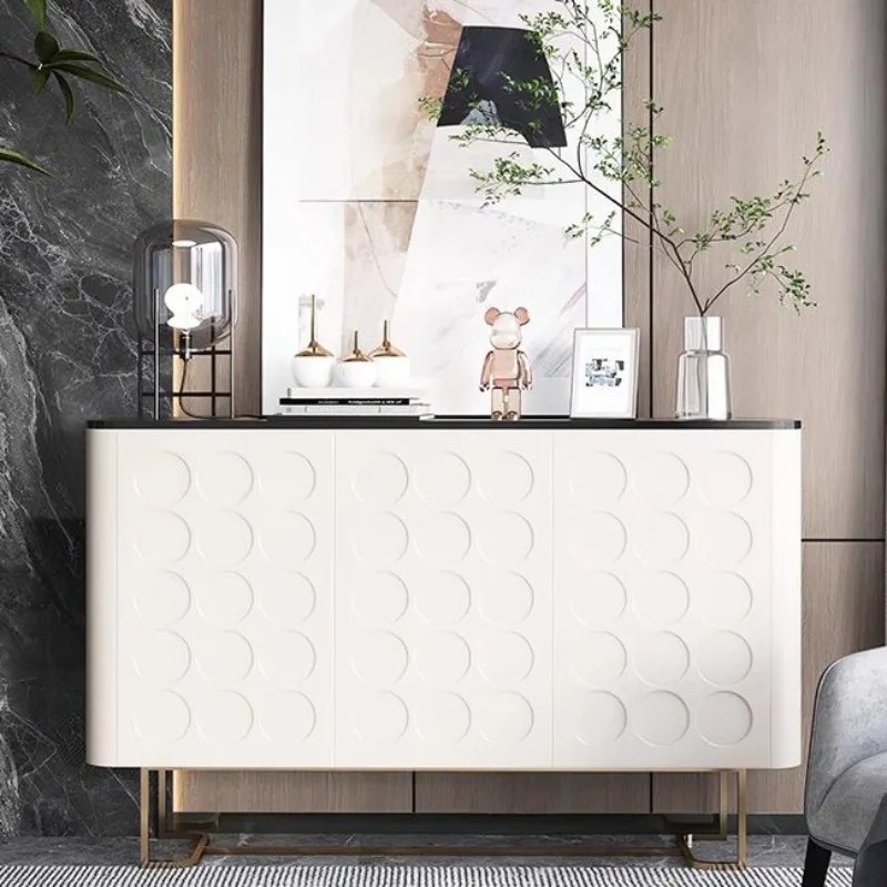 

for home entry, integrated door cabinet for home entrance, modern simple rock slab solid wood edge cabinet against the wall