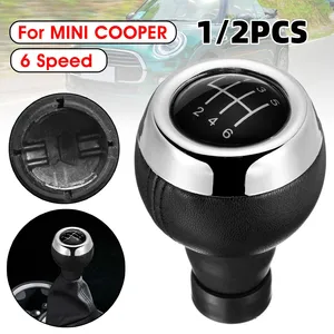 Botão do deslocamento da engrenagem do carro, MT Lever, Cabeça Shifter, Mini Cooper R55 R56 R57 R58 R59 R60 R61 F54 F55 F56 F57, 1 Velocidade 2x6 8 principais vendas manete mudancas mini r60 - №8