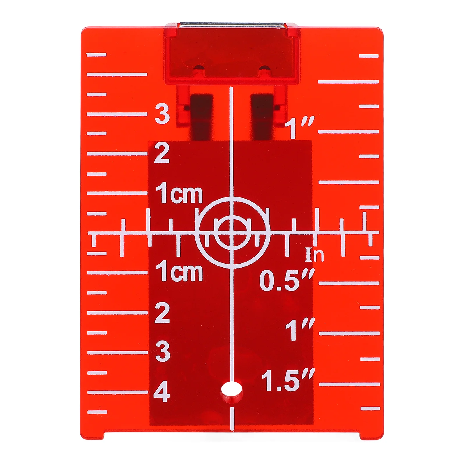 

Level Instrument Magnetic Target Plate Red Infrared Lines Level Tool High Grade Durable Material Metric Imperial Units