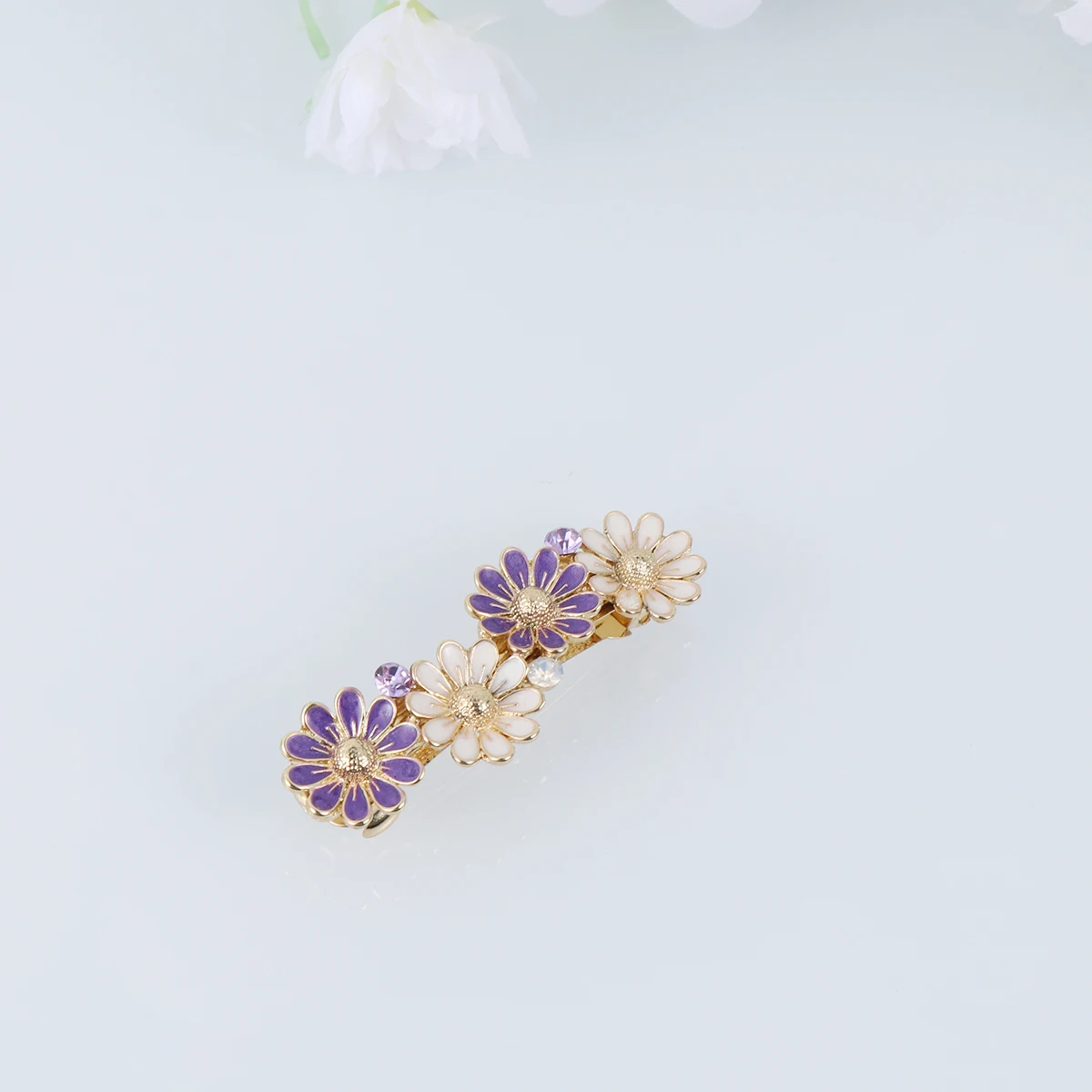 

Spring Clip Hairpin Girl Clips Wedding Daisy Accessories Hairpiece Flower Bride