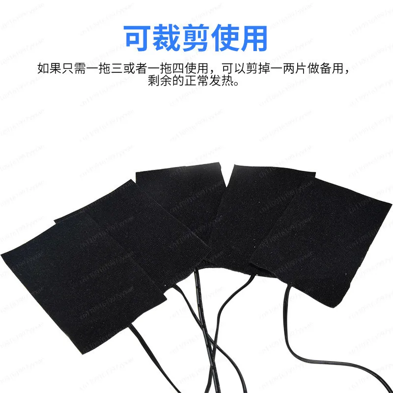 5V USB Heated Vest Intelligent Heating Film Warm Thermal Vest Powered by Power Bank for Winter Outdoor