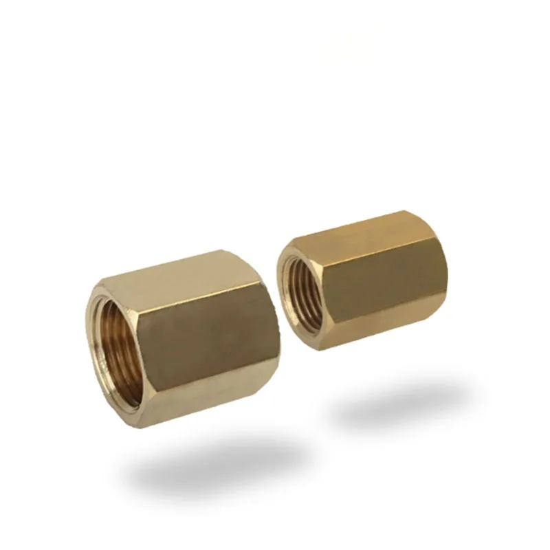 2 Pcs Pneumatic Joint All Copper Double Inner Wire Joint Hexagonal Core Inner Wire Straight Butt Joint 1/2/4/3/6-Points/1-Inch