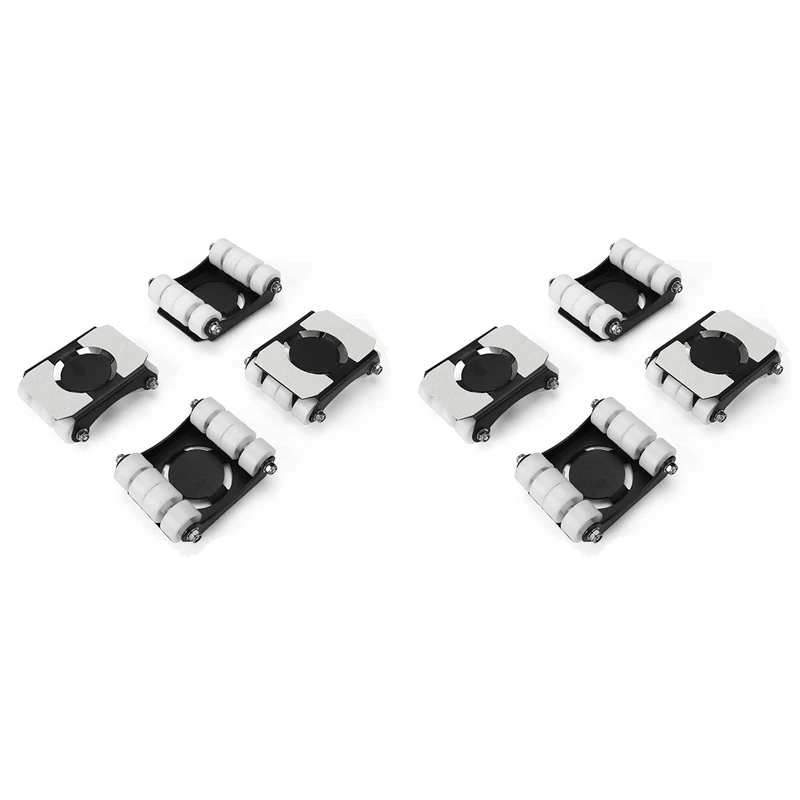 

8 Pack Heavy Duty Furniture Lifter Lever 660 Lbs Load Capacity Appliance Roller Wheels Sliders