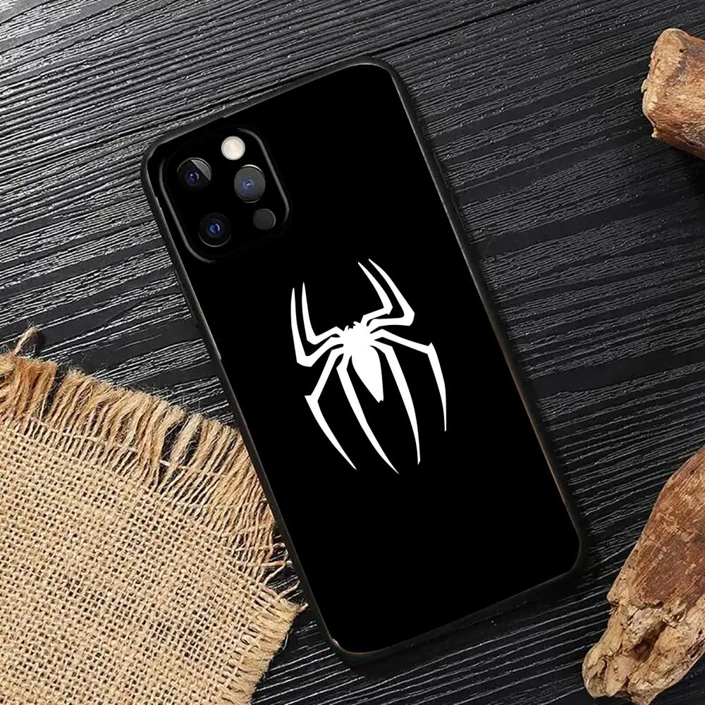 

Creative spider pattern phone case suitable for iPhone 16 17 15 14 13 12 11 Pro/Max/Plus all inclusive frosted soft shell