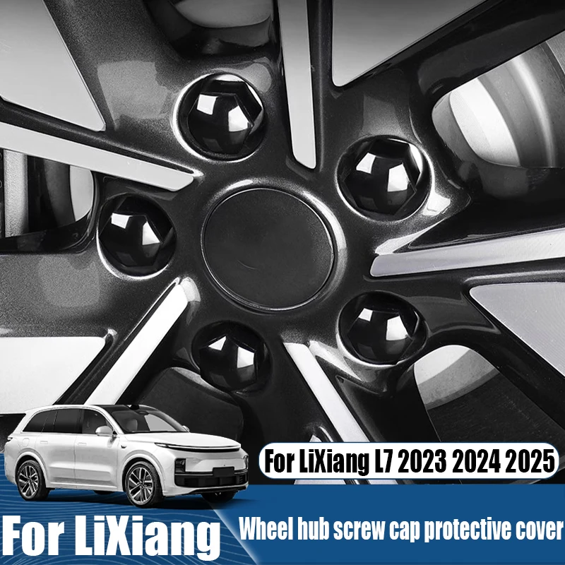 

For LiXiang L7 2023 2024 2025 modified wheel hub screw cap protective cover automotive exterior decoration accessories