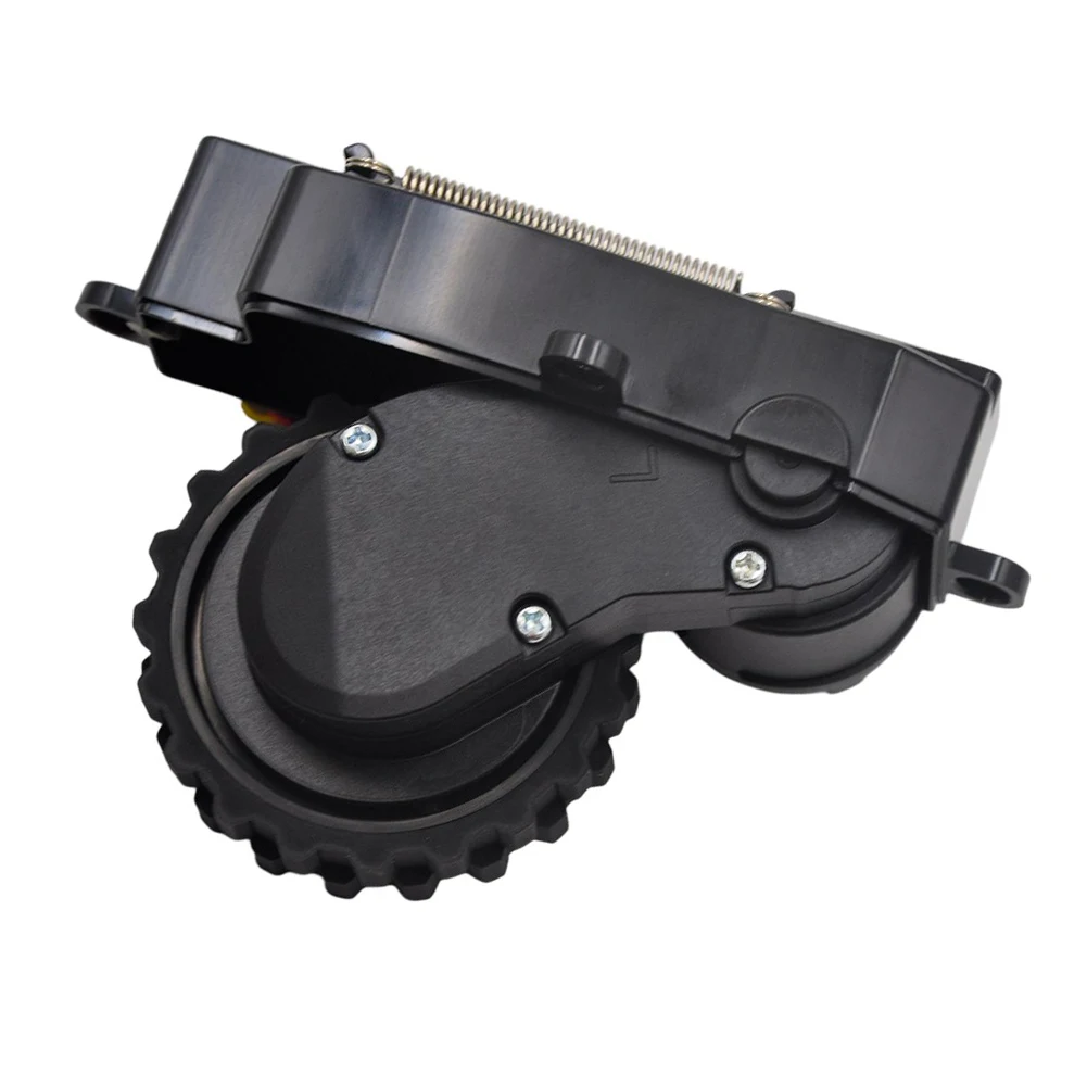 Black Left Wheel Assembly Long-lasting Performance Smooth Texture Wheel Motor Assembly Easy Installation Floor Protection