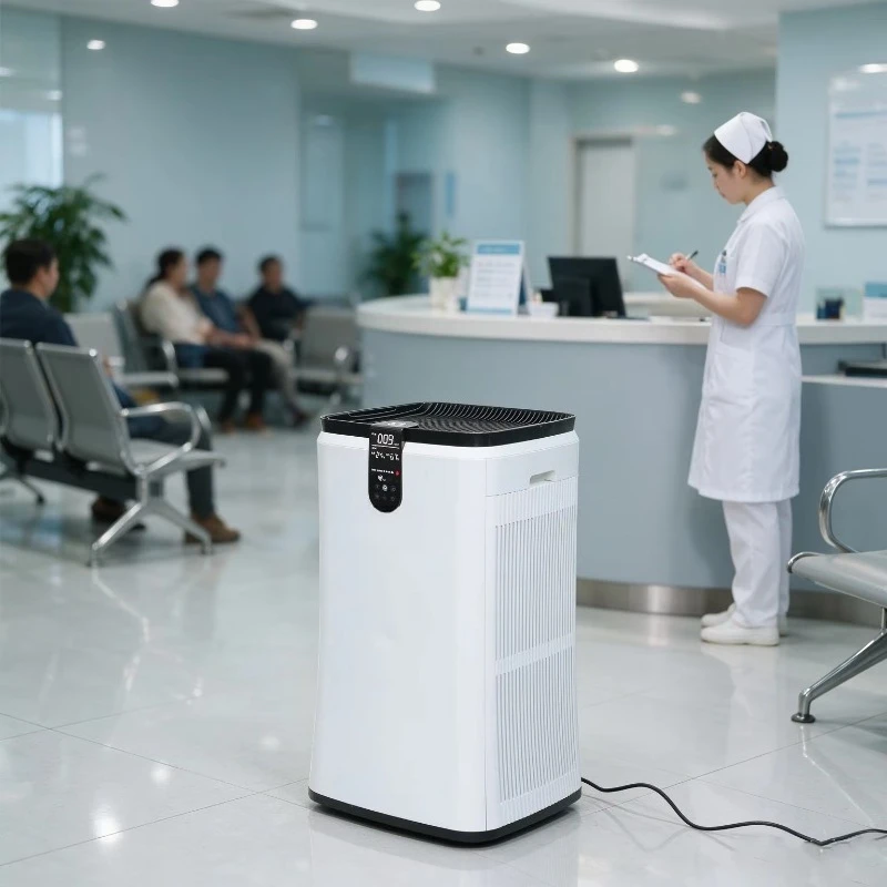 Robotron Commercial Indoor for Negative Oxygen Ions Machine Digital Touch Display Built-in Humidifier Quiet Operation