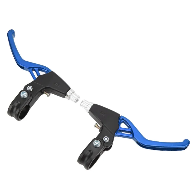 

Bike Brake Lever Aluminum Alloy Easy Installation Bicycle Accessory For Mountain Bikes Folding BikesBlue