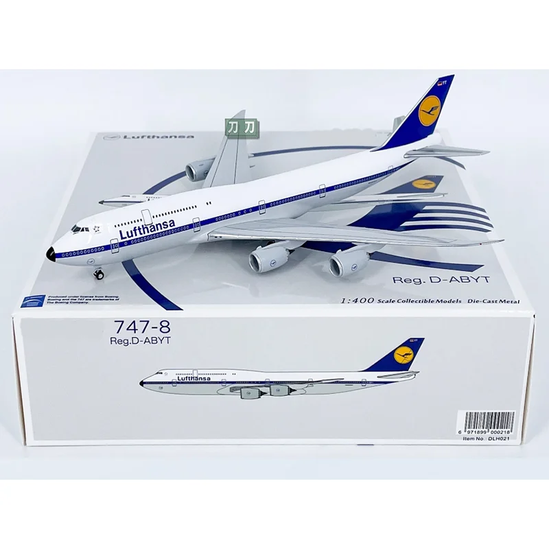 Diecast 1/400 Scale NG Lufthansa B747-8 Passenger Aircraft Aircraft Model Alloy Toy Collection Decoration Display Gift